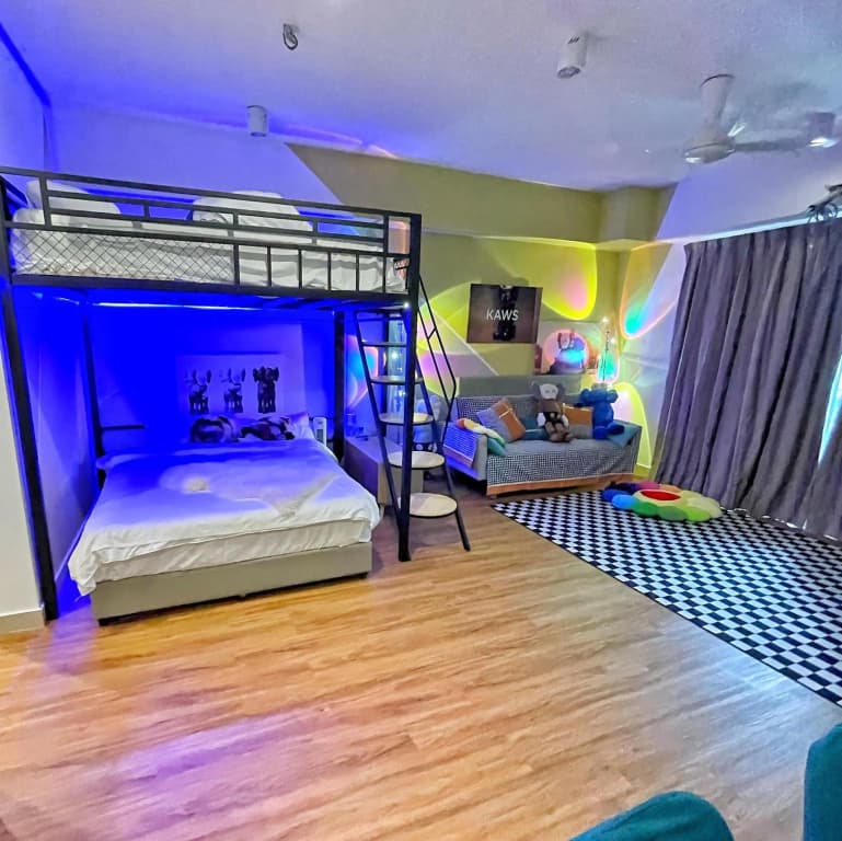 Kaw Supreme Theme WIFI Luxury 7 PAX Genting Pool & Mountain View Cuti Genting Homestay Midhills - photo 35