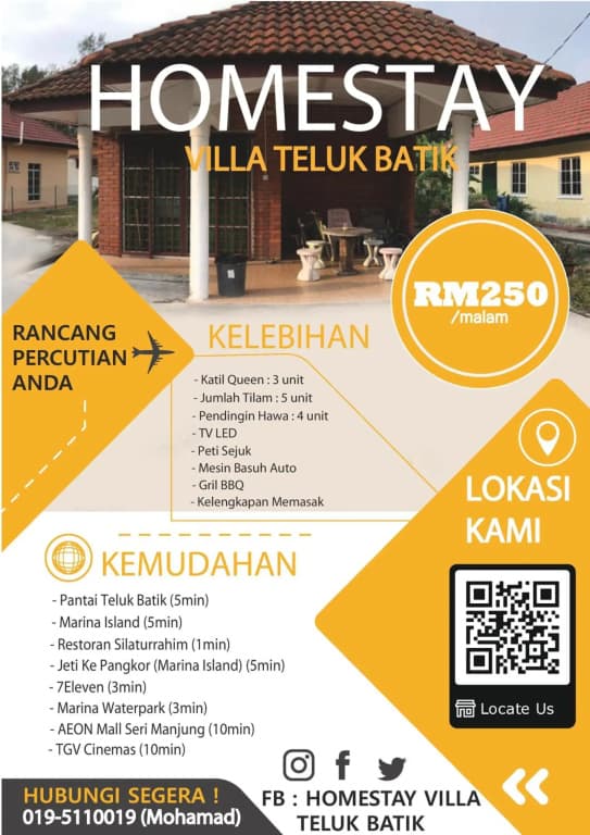 Homestay Villa Teluk Batik - photo 1