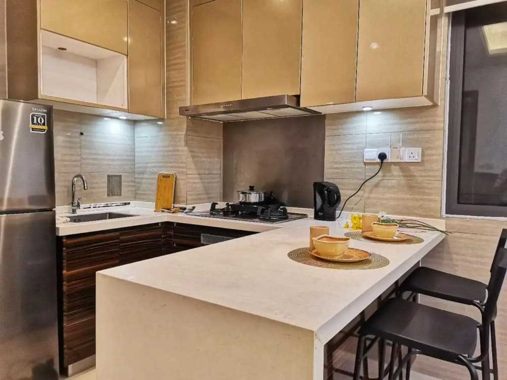 Minimalism Geometric Style 1bedroom R&F Mall - photo 17