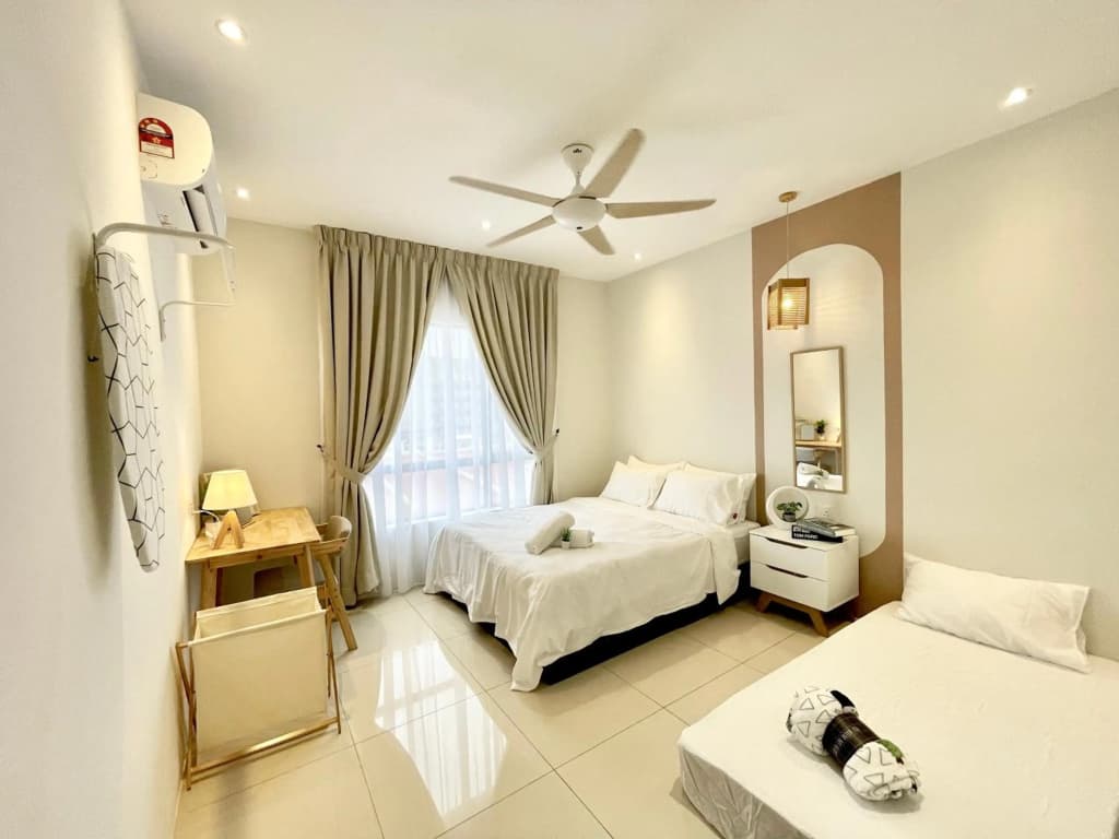 Ipoh Waterpark Homestay 7-12pax 3 Or 4Bedrooms Pool or City View with 2parking - photo 11