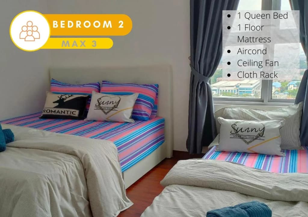 3R2B City View Cozy Home @ Bukit Rimau, Wifi, 9 Pax - photo 3