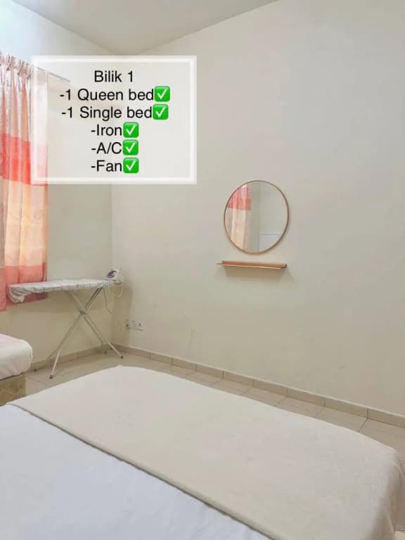 Cozy Homestay KTCC Mall Pantai Batu Burok HSNZ 3BR Pangsapuri Ladang Gemilang 1 by NadiHome - photo 6
