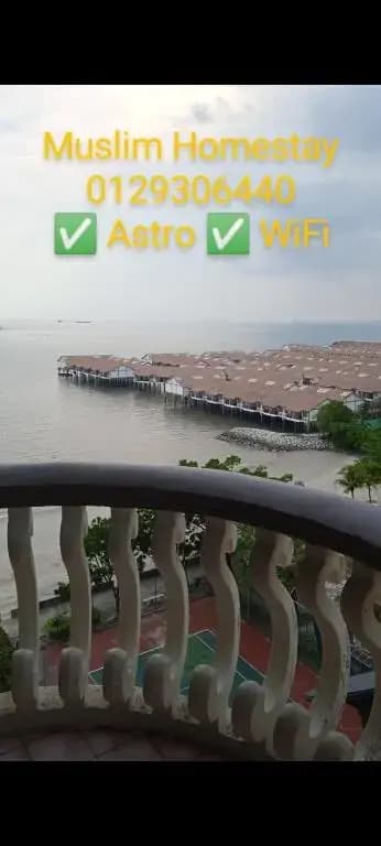 Santai Inn aprt 3 bilik Moslim Blok D w WiFi & Astro at Glory Beach Resort - photo 23