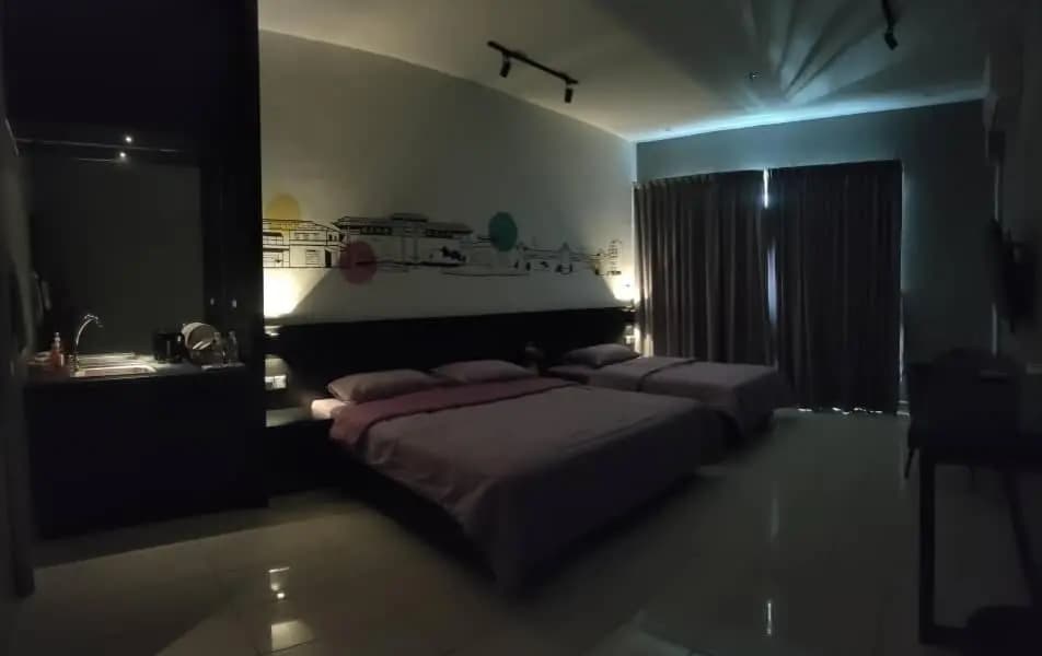Aeropod Studio Room For 3 Pax Near Airport/Kk City/Tg Aru - photo 1