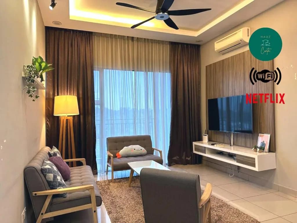 BUKIT INDAH 6pax WIFI NETFLIX 3 BEDROOM - photo 3