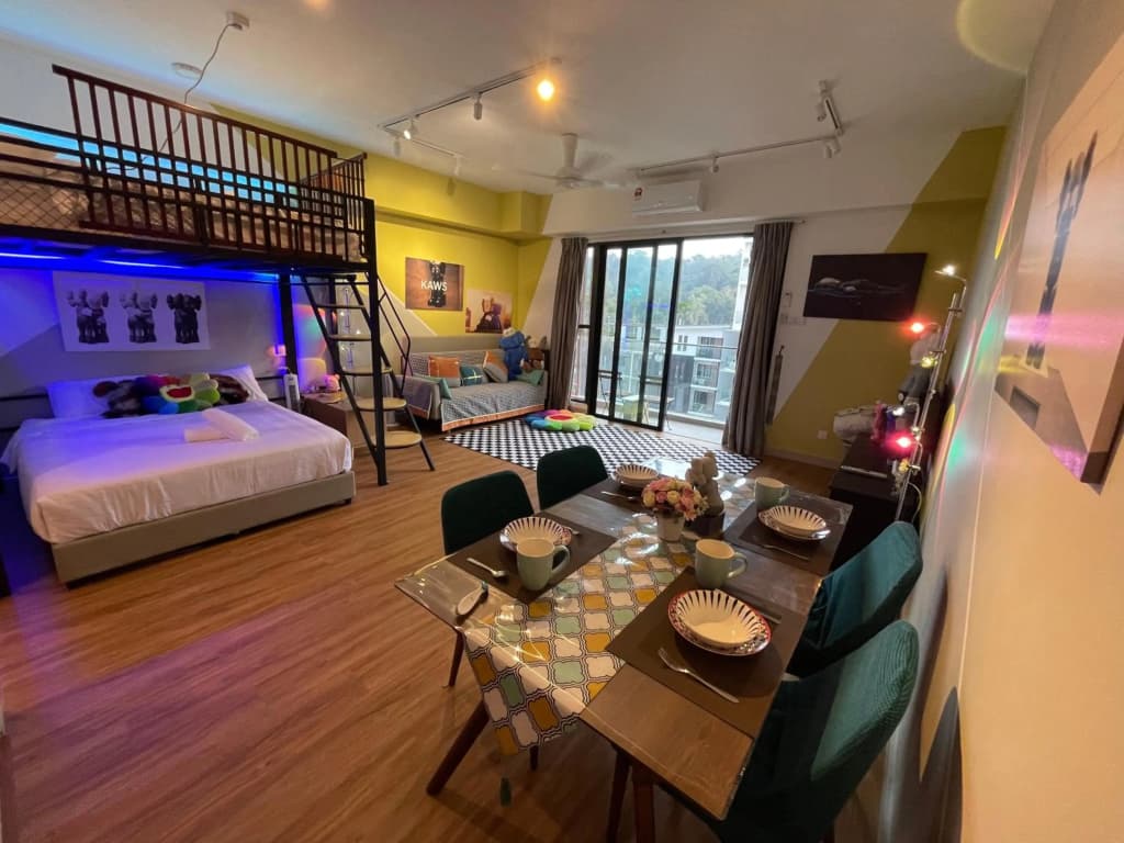 Kaw Supreme Theme WIFI Luxury 7 PAX Genting Pool & Mountain View Cuti Genting Homestay Midhills - photo 14