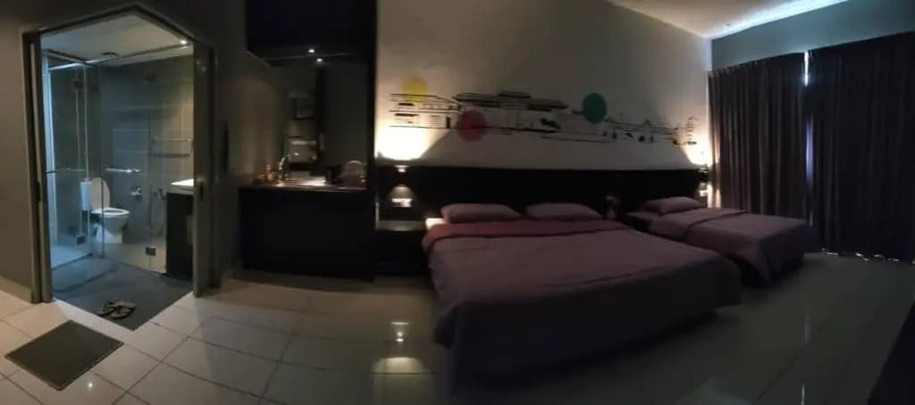 Aeropod Studio Room For 3 Pax Near Airport/Kk City/Tg Aru - photo 2