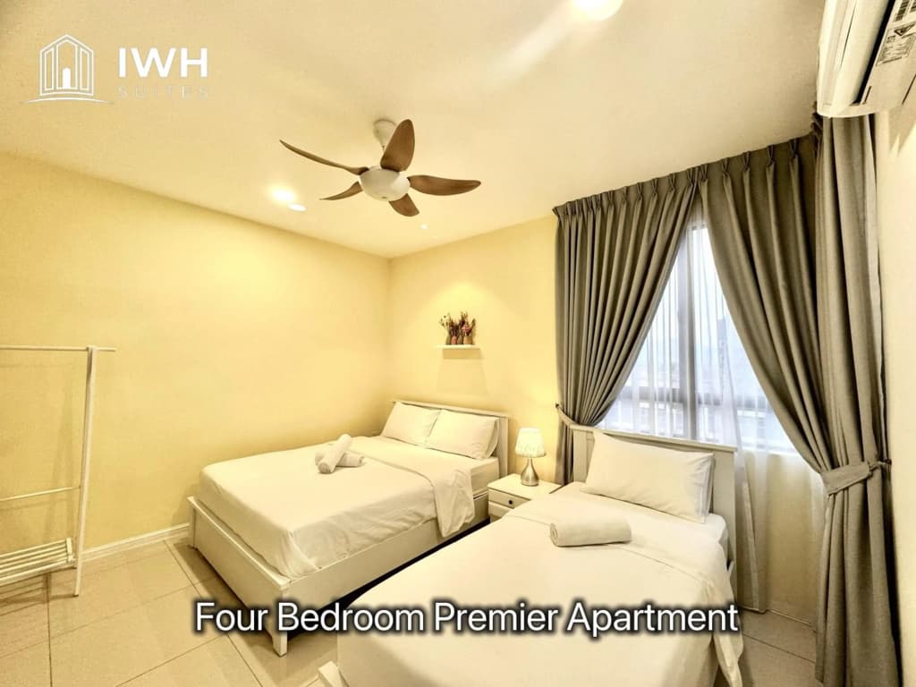 Ipoh Waterpark Homestay 7-12pax 3 Or 4Bedrooms Pool or City View with 2parking - photo 15