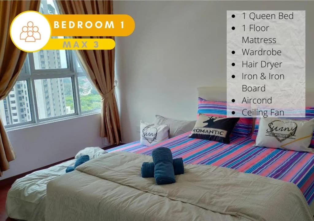 3R2B City View Cozy Home @ Bukit Rimau, Wifi, 9 Pax - photo 2
