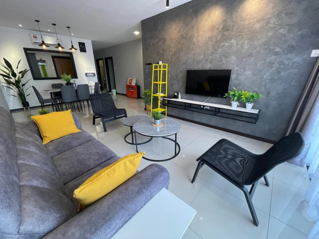 Ipoh Waterpark Homestay 7-12pax 3 Or 4Bedrooms Pool or City View with 2parking - photo 10