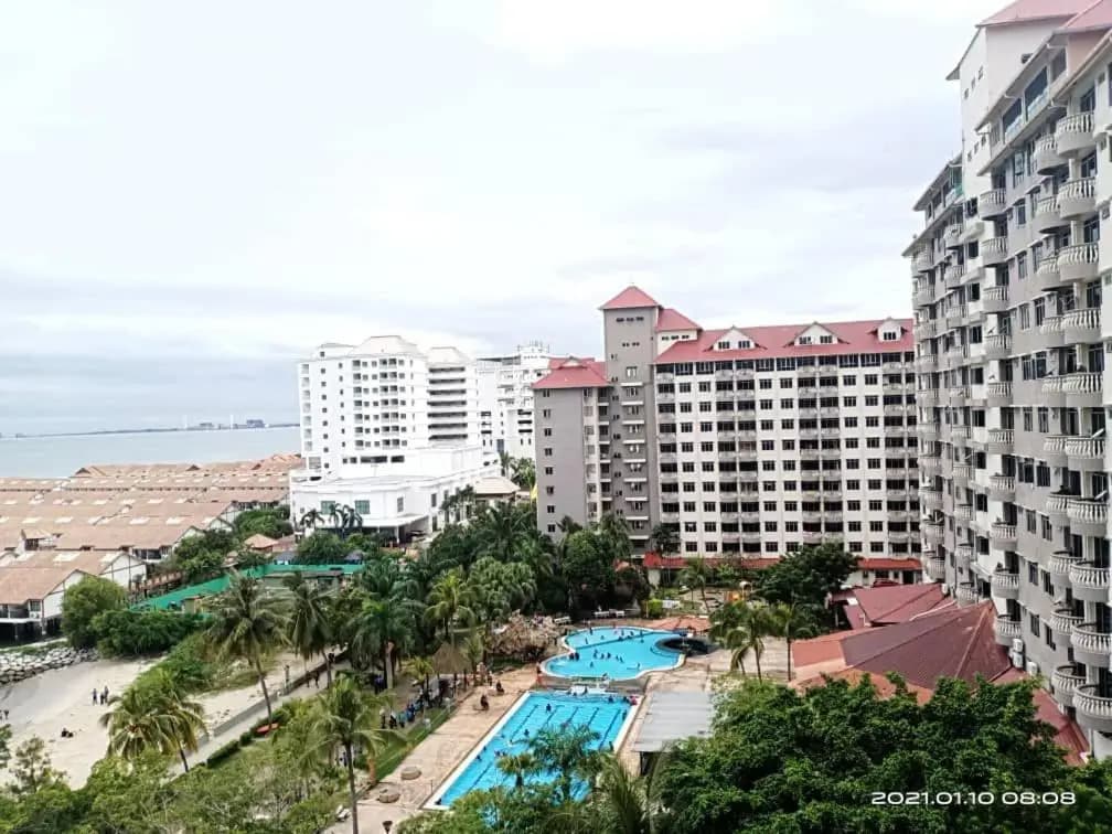 Santai Inn aprt 3 bilik Moslim Blok D w WiFi & Astro at Glory Beach Resort - photo 27