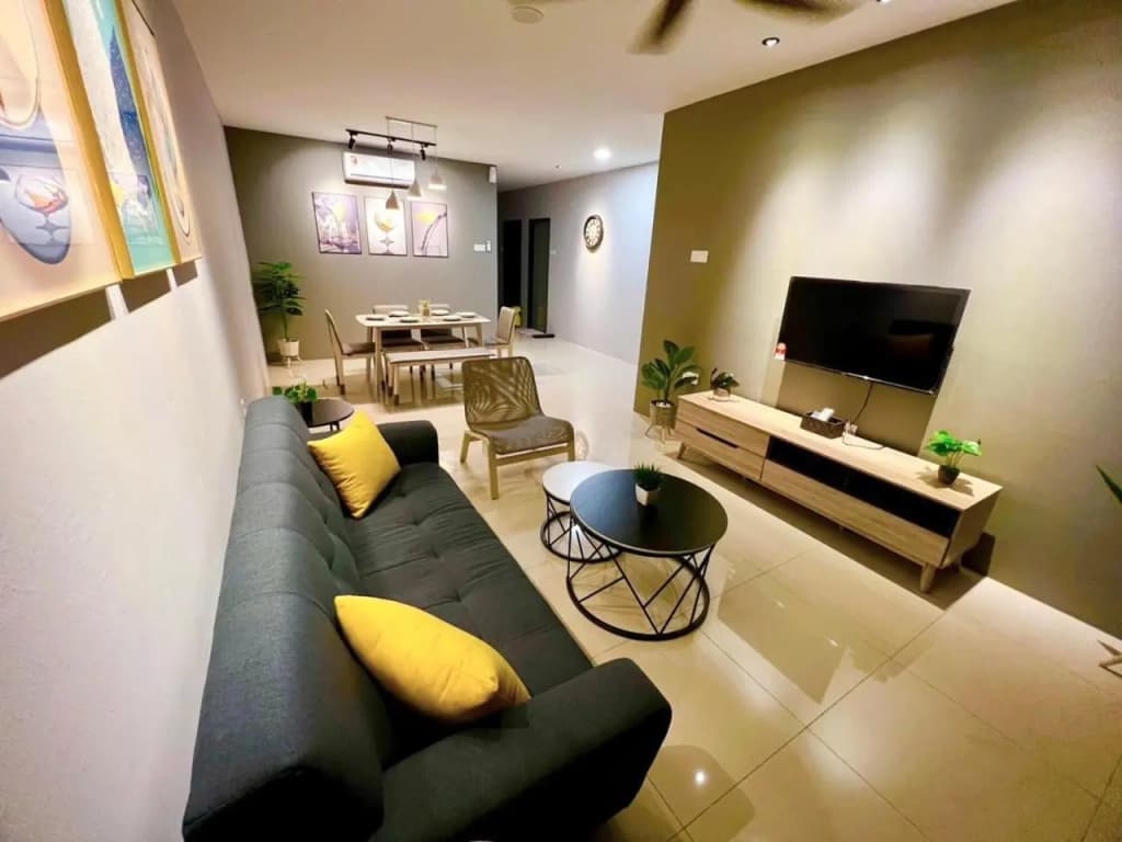 Ipoh Waterpark Homestay 7-12pax 3 Or 4Bedrooms Pool or City View with 2parking - photo 7