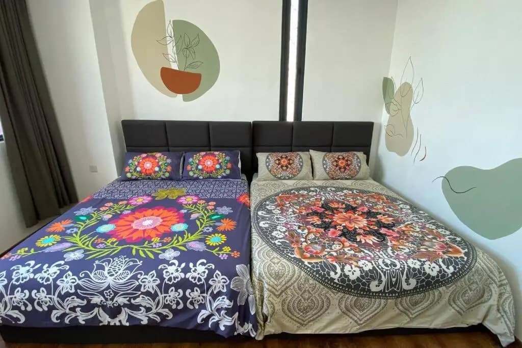 #1.3 Cozy 7Pax Large Beds 2B1R Vivacity Kuching Jazz Suites - photo 9