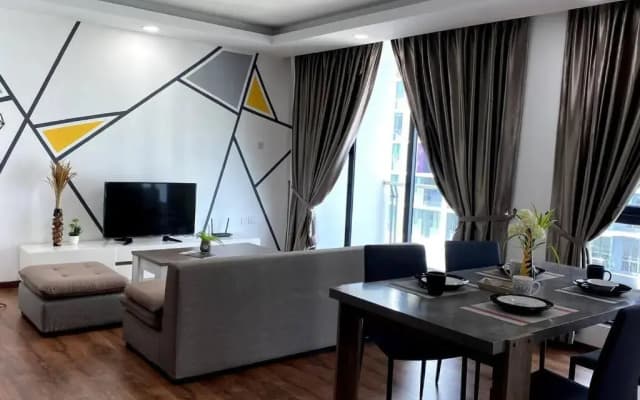 #2.1 Jazz Suites Large Bed Vivacity Kuching 3rooms - photo 2