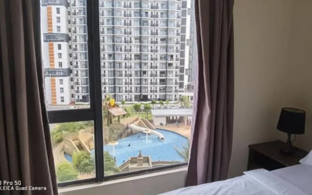 Pool view + water theme park @swiss garden residence - photo 2