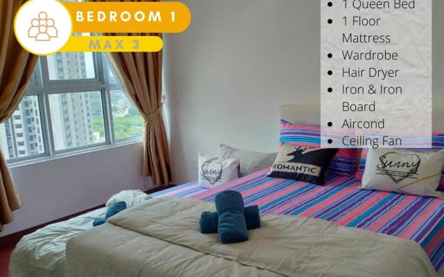3R2B City View Cozy Home @ Bukit Rimau, Wifi, 9 Pax - photo 2
