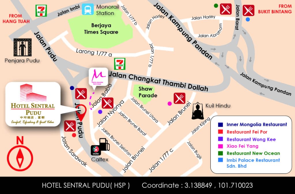 Hotel Sentral Pudu @ City Centre/Bukit Bintang - photo 18